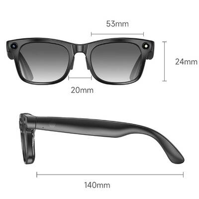 AI Smart Glasses Camera Video Bluetooth Call Translator