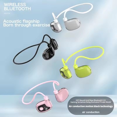 Ear Mounted Bluetooth Earphone Neck Hanging Wireless Earbud