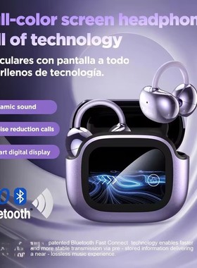 AI Translator Ear Clip headphones Earbuds Noise Reduction