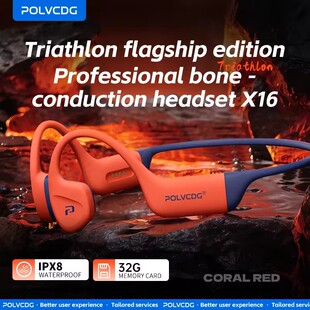 bone conduction swimming earphones IPX8 bluetooth headphone