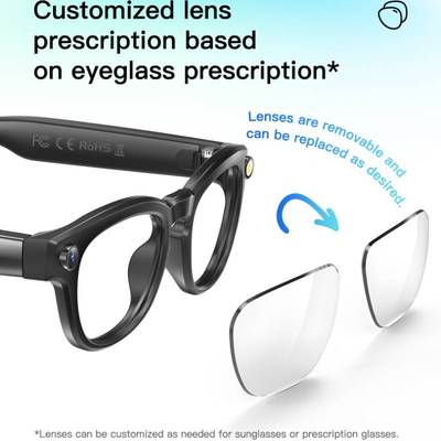 AI Translator Smart Sunglass Camera 8MP  translation glasses