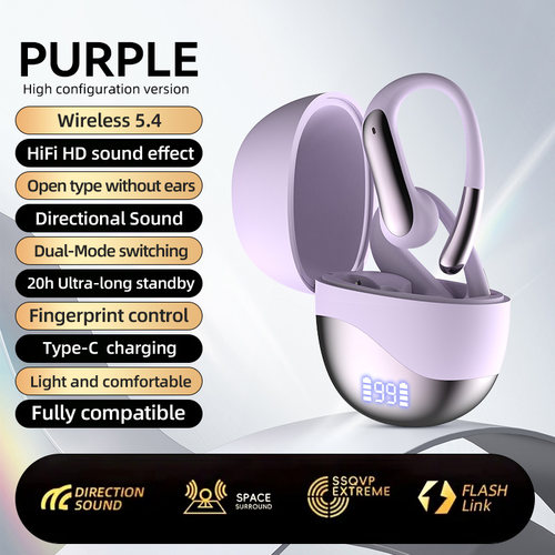 K20 Wireless Earbuds Double Ear Hanging Bluetooth earphone