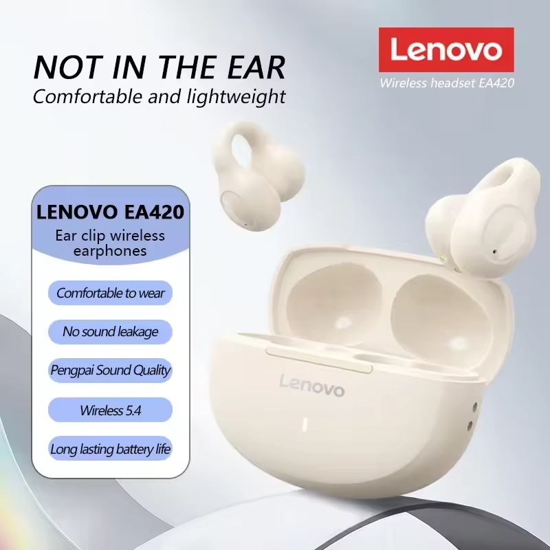 Lenovo EA420 Ear Clip Earphones TWS bluetooth earbuds