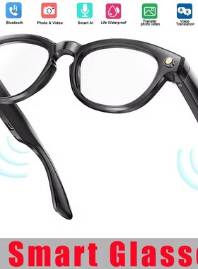 AI tranlation Smart Glasses 8MP Camera Polarized Sunglasses