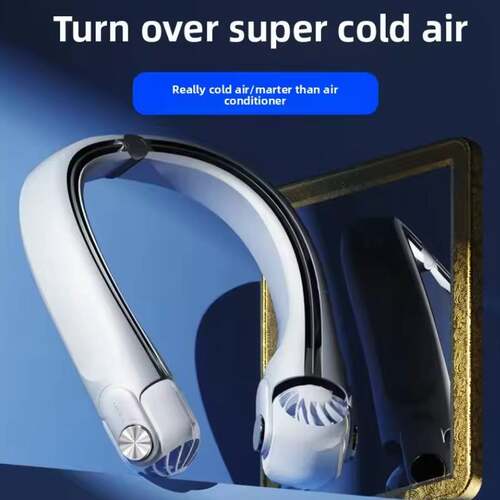 Neck Fan Bladeless USB Rechargeable Sports Cooling Fan