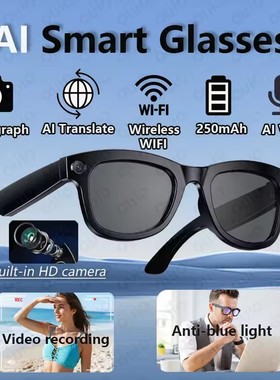 Camera Smart Glasses AI  Language Translation Smart Glasses