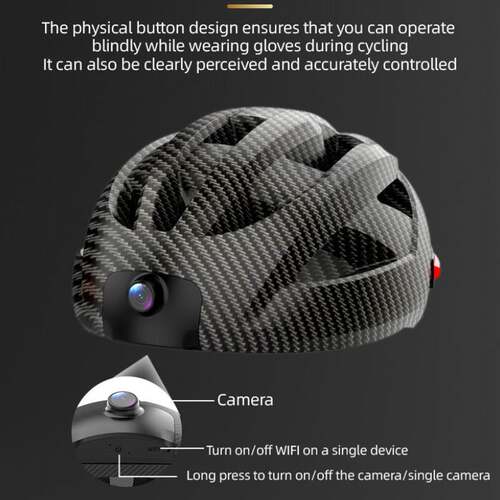 Helmet Sports Camera WIFI Video Recorder  Bluetooth Headset