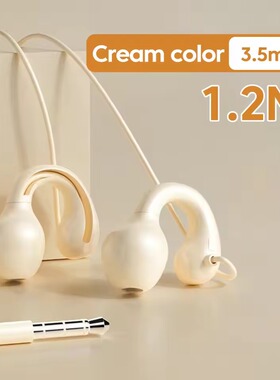 Ear-clip Wired Earphones Type C 3.5mm Sport Earphone headset
