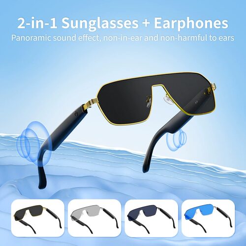 Smart Wireless Bluetooth Wearable AI Translation Glasses