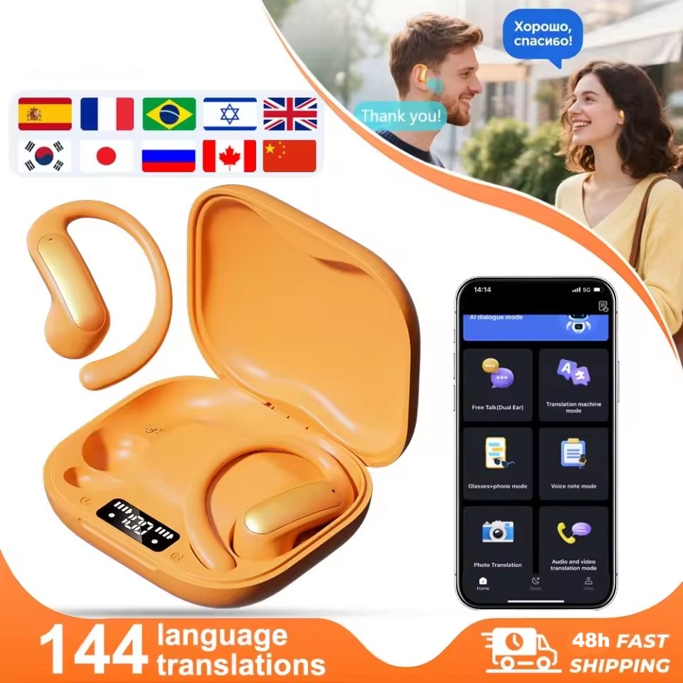 Open-Ear Earphones Wireless Bluetooth  Ear Hooks Headphones