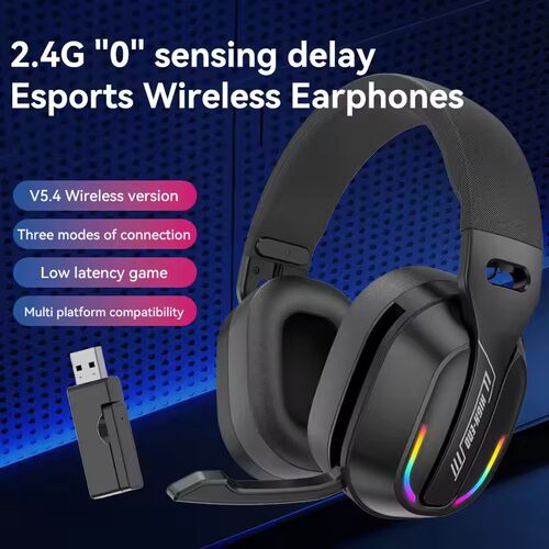 Over Ear Gaming Headset Bluetooth5.4 Earphones  Headphones