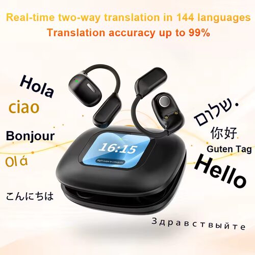 Open Ear Bluetooth Headphones 144 Languages Translator