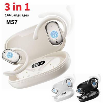144 Languages Translator Earbuds Translation Earphones N