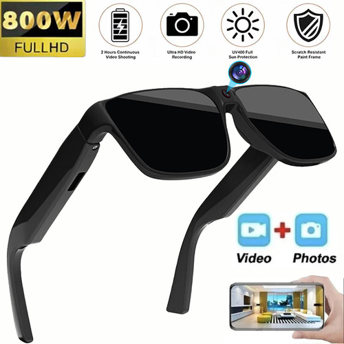 AI Sunglasses HD 8MP Shooting Smart Bluetooth Glasses Camera