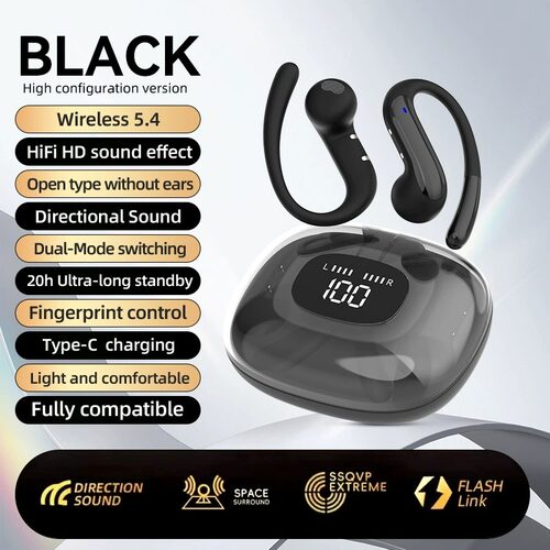 Bluetooth Earphones ANC Noise Canceling Headphone Earbuds