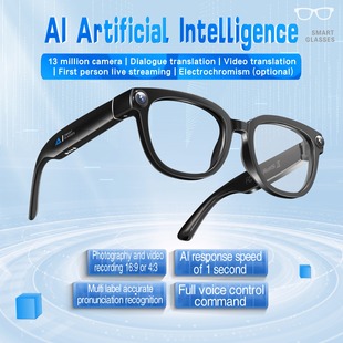 AI translator camera Sunglasses Bluetoot Translation glasses