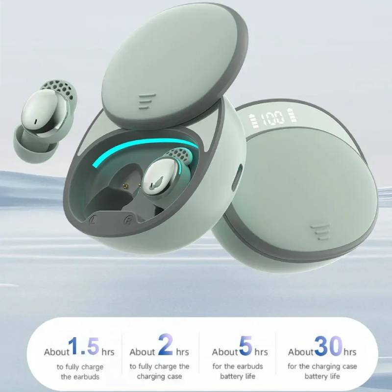 Sleep Earbuds Side Sleeper Wireless Earbuds  Noise Blocking
