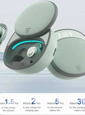 Sleep Earbuds Side Sleeper Wireless Earbuds  Noise Blocking