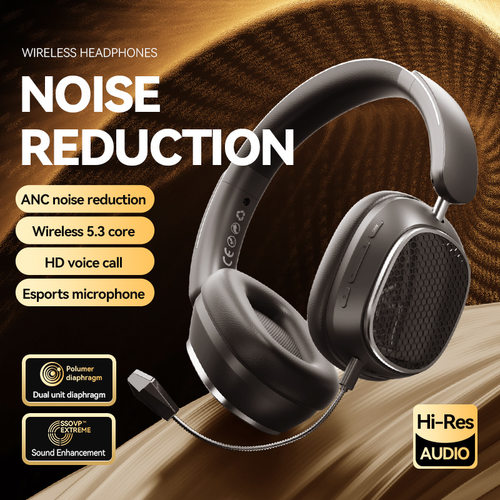 ANC Bluetooth Headphones with microphone Bluetooth Headset