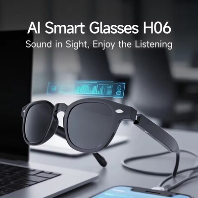 AI translator  Glasses Bluetooth Earphones Eyeglass Sunglass