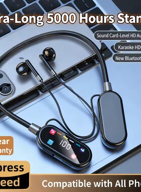 Bluetooth Earphones Neckband Headphones Noise Reduce Earbuds