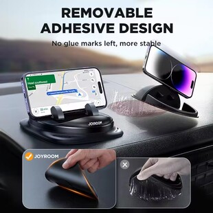 360° Rotatable Car Phone Holder Mount Silicone Phone Stand