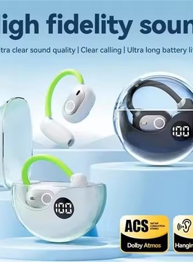 Ear Hook Wireless Bluetooth Headset neck hanging Earbuds