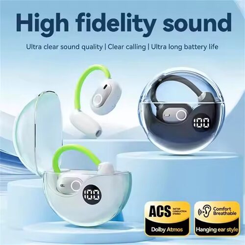 Ear Hook Wireless Bluetooth Headset neck hanging Earbuds
