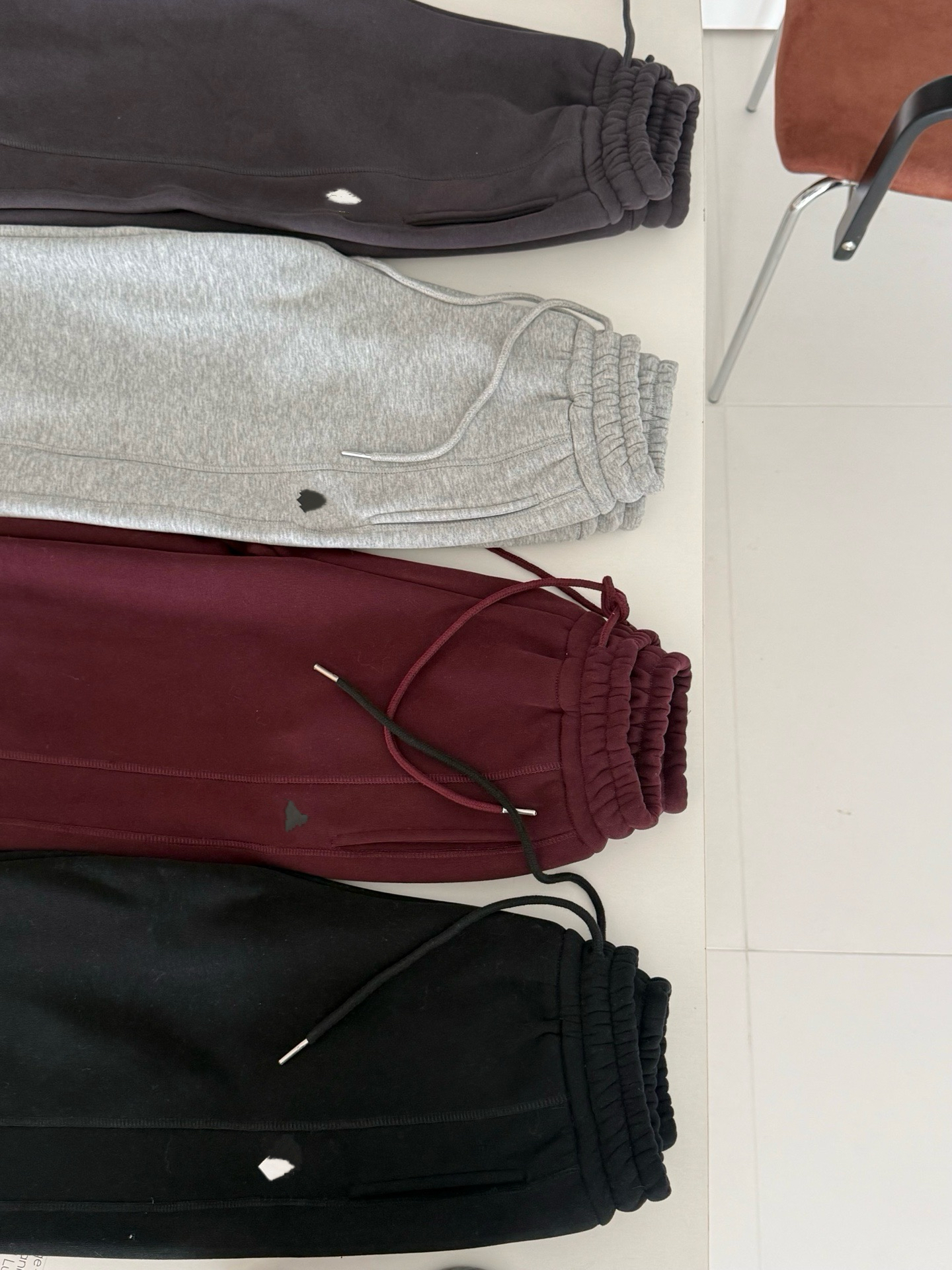 2025秋冬新款儿童中大童韩系字母刺绣加绒卫裤男女童宽松休闲长裤