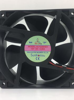 台湾三巨SAN JUN散热风扇 SJ1238HD2 24V SJ1238HD1 12V 轴流风机
