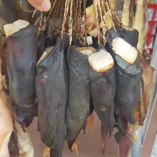 韶关乐昌北乡金银润咸香猪肝广东特产农家手工自然风干下酒菜腊味