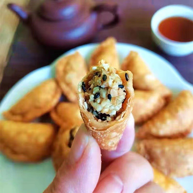 【油角酥500g】韶关农家纯手工油炸香酥饺芝麻花生酥传统糕点年货