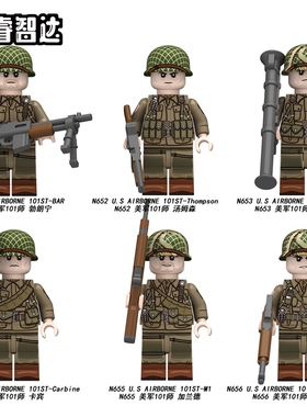 粤睿智达N651-656积101空降师人仔四面印刷袋装