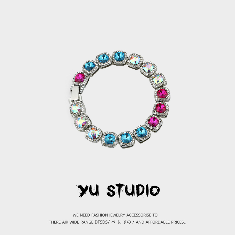 手链YUSTUDIO小众个性彩虹