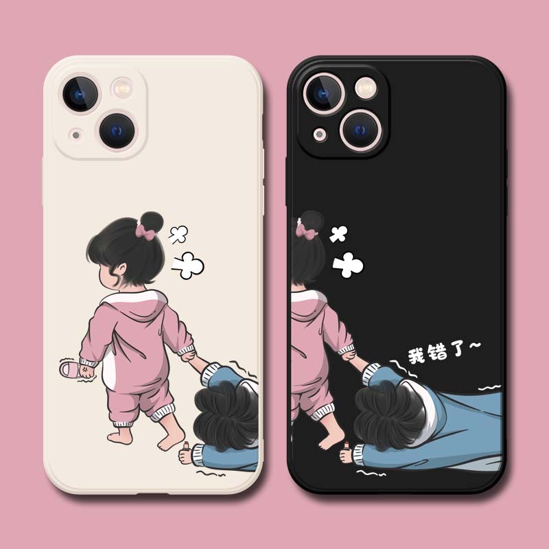 情侣款iphone15promax手机壳苹果14适用p60华为Pura70/mate60nova11/nova12荣耀100/90/X50V40畅享70OPPOVIVO