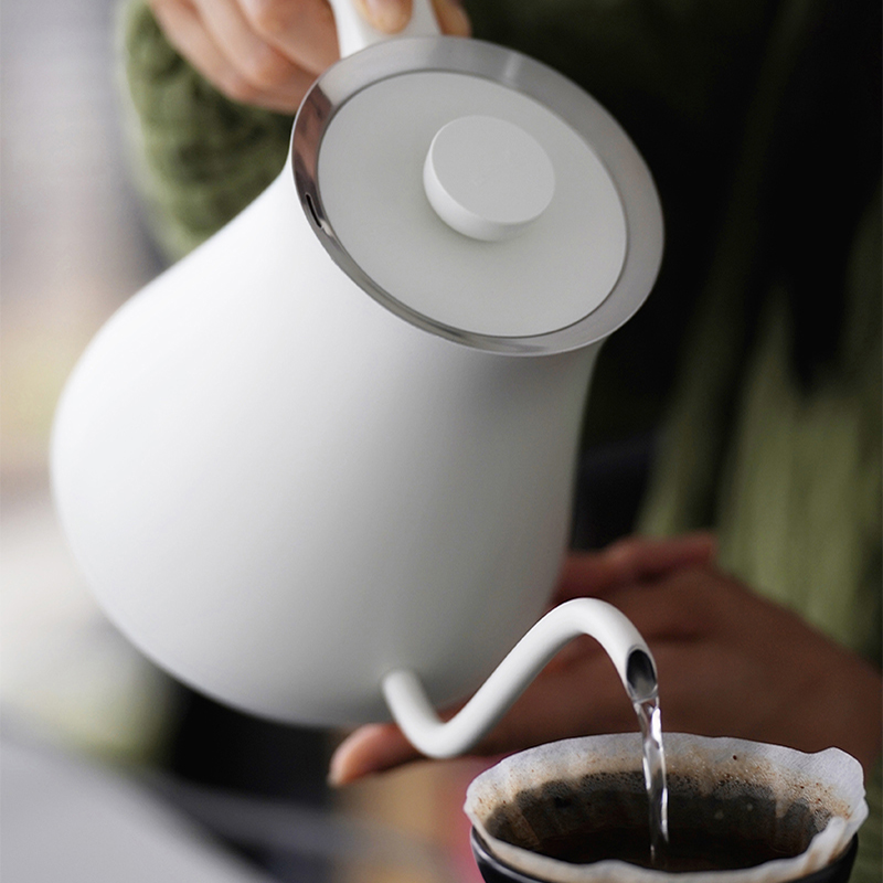 【三代】茶小白手冲咖啡壶底部上水智能控温壶长嘴家用烧水壶泡茶