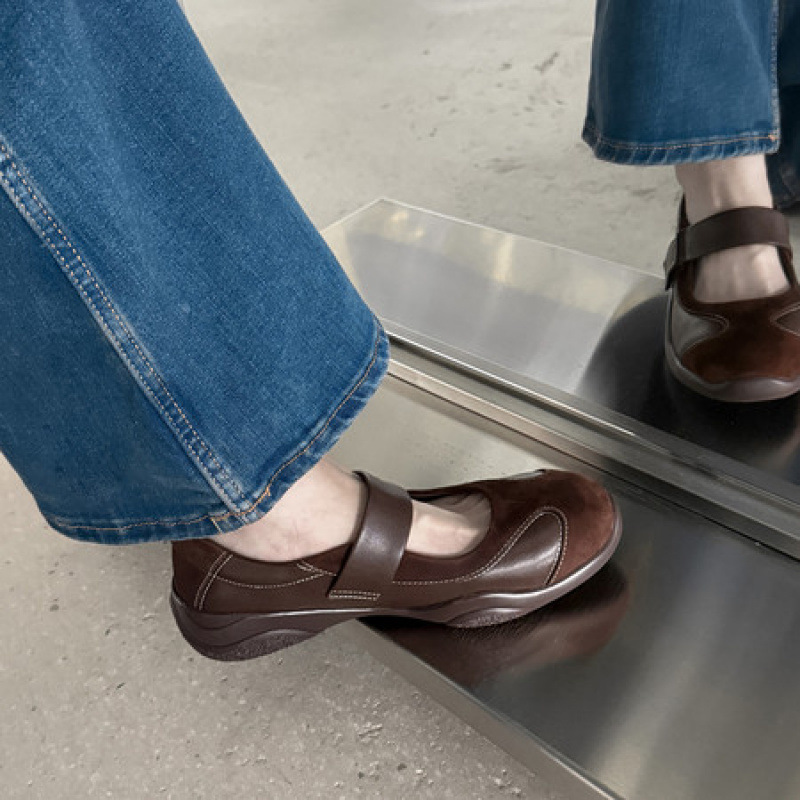 英伦风小皮鞋女2025春秋新款女鞋子羊皮单鞋休闲鞋内增高玛丽珍鞋