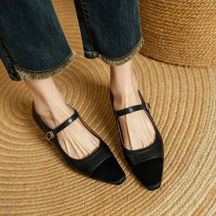 小猫跟拼色豹纹气质浅口一字扣带高跟鞋2025春季里外全皮高跟鞋女,运动/瑜伽/健身/球迷用品,广场舞鞋,淘宝优惠券,粉丝福利购,淘宝优惠卷