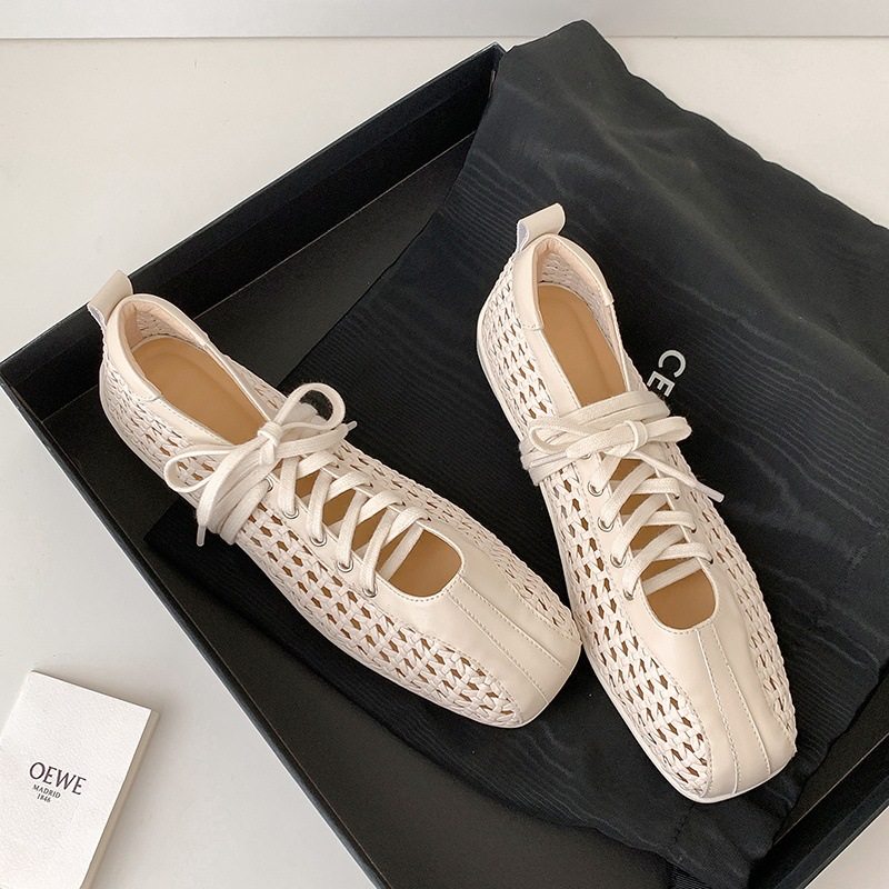 真皮软底系带玛丽珍鞋女2025新款夏季鞋子女透气镂空女款低跟单鞋,女鞋,马丁靴,淘宝优惠券,粉丝福利购,淘宝优惠卷