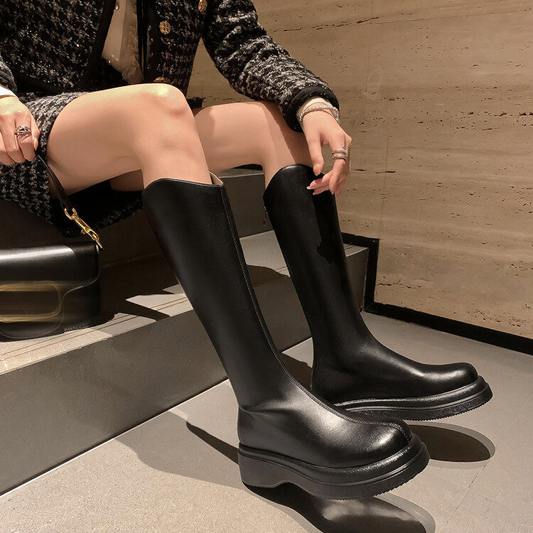 显瘦休闲靴子女松糕跟不过膝长靴bai搭厚底粗跟烟筒骑士靴高筒靴,运动/瑜伽/健身/球迷用品,广场舞鞋,淘宝优惠券,粉丝福利购,淘宝优惠卷