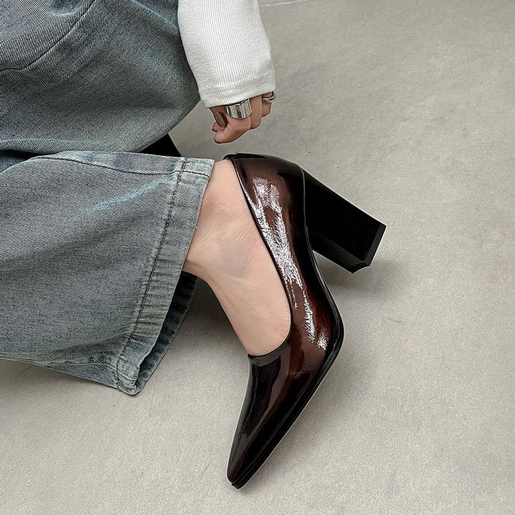 法式小香风气质单鞋女玛丽珍乐福女鞋配裙子晚晚风复古不累脚单鞋