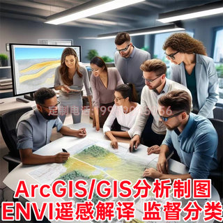 专业GIS数据ArcGIS空间分析代做地图定制CAD制图ENVI遥感图像处理