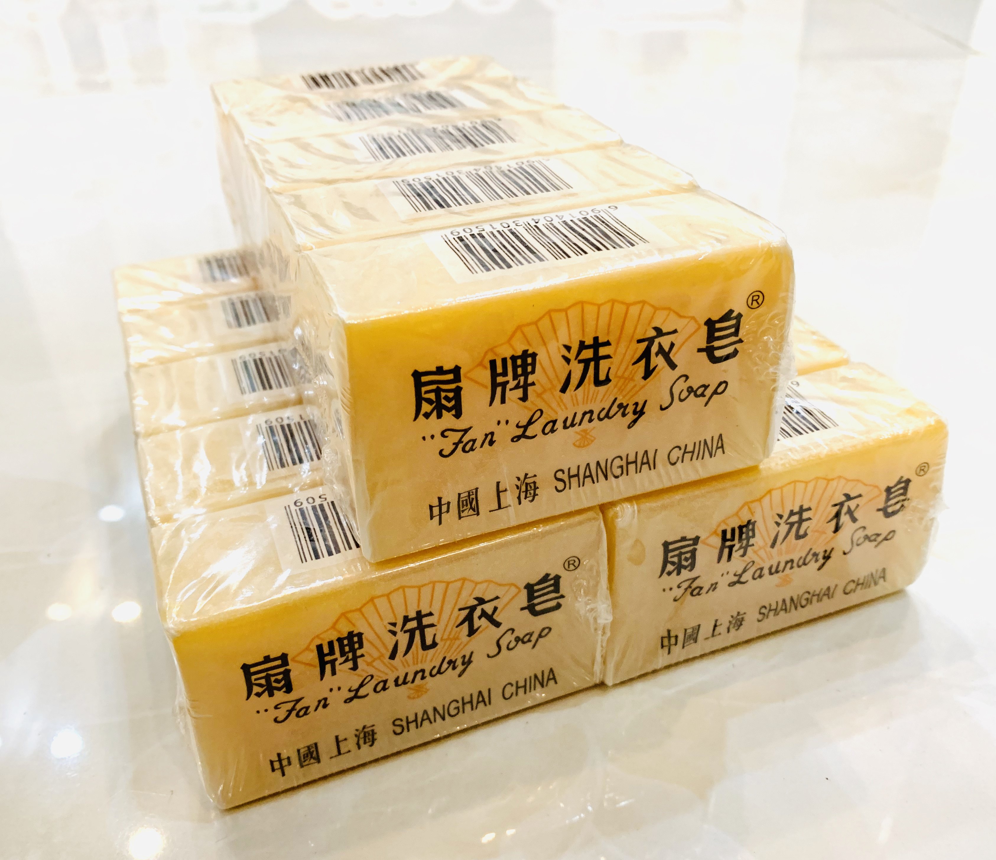10块装 上海制皂 上海扇牌洗衣皂150g扇牌肥皂洗衣肥皂老肥皂包邮