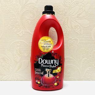 越南Downy当妮多丽柔顺剂超浓缩1.8L洗护液红色瓶香水玫瑰1800ml