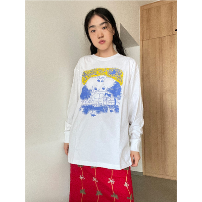 曼斯特物种夏夜晚风长袖T袖