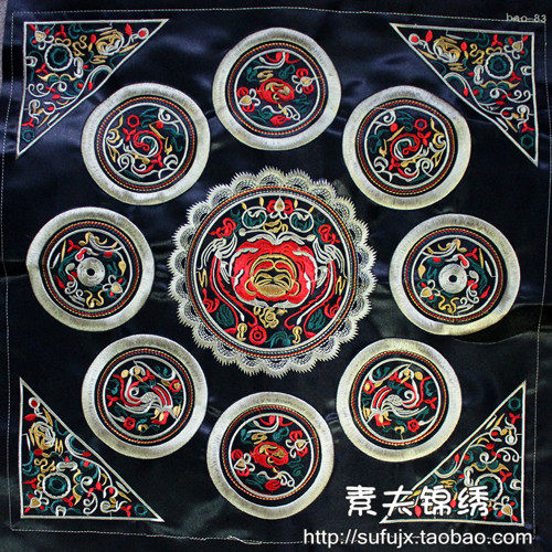 绣片民族机绣绣片民族风家居布艺软饰 民族绣布绣料绣品绣面料子,特色手工艺,苗族挑花,淘宝优惠券,粉丝福利购,淘宝优惠卷