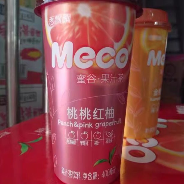 香飘飘meco蜜谷果汁茶轻奶茶