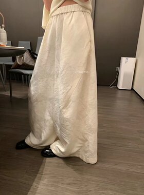 METWO 2025早秋新款小众高品质百搭阔腿裤直筒裤长裤8891#国风裤