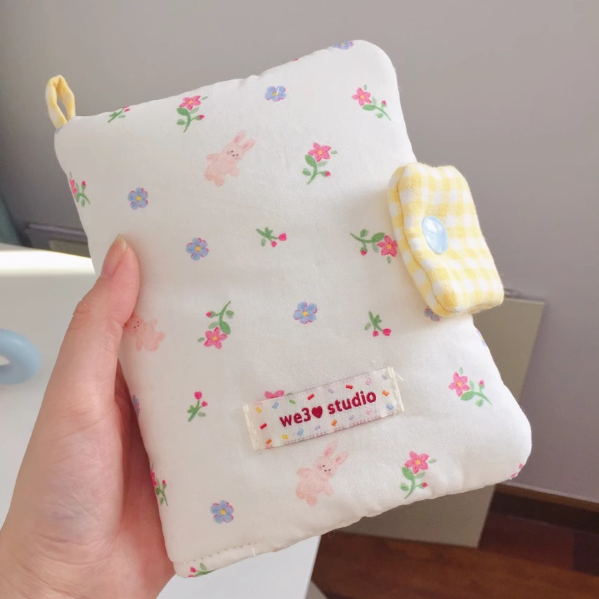 原创手工自制清新可爱手账本书衣文具本日记本记事本a5a6书套