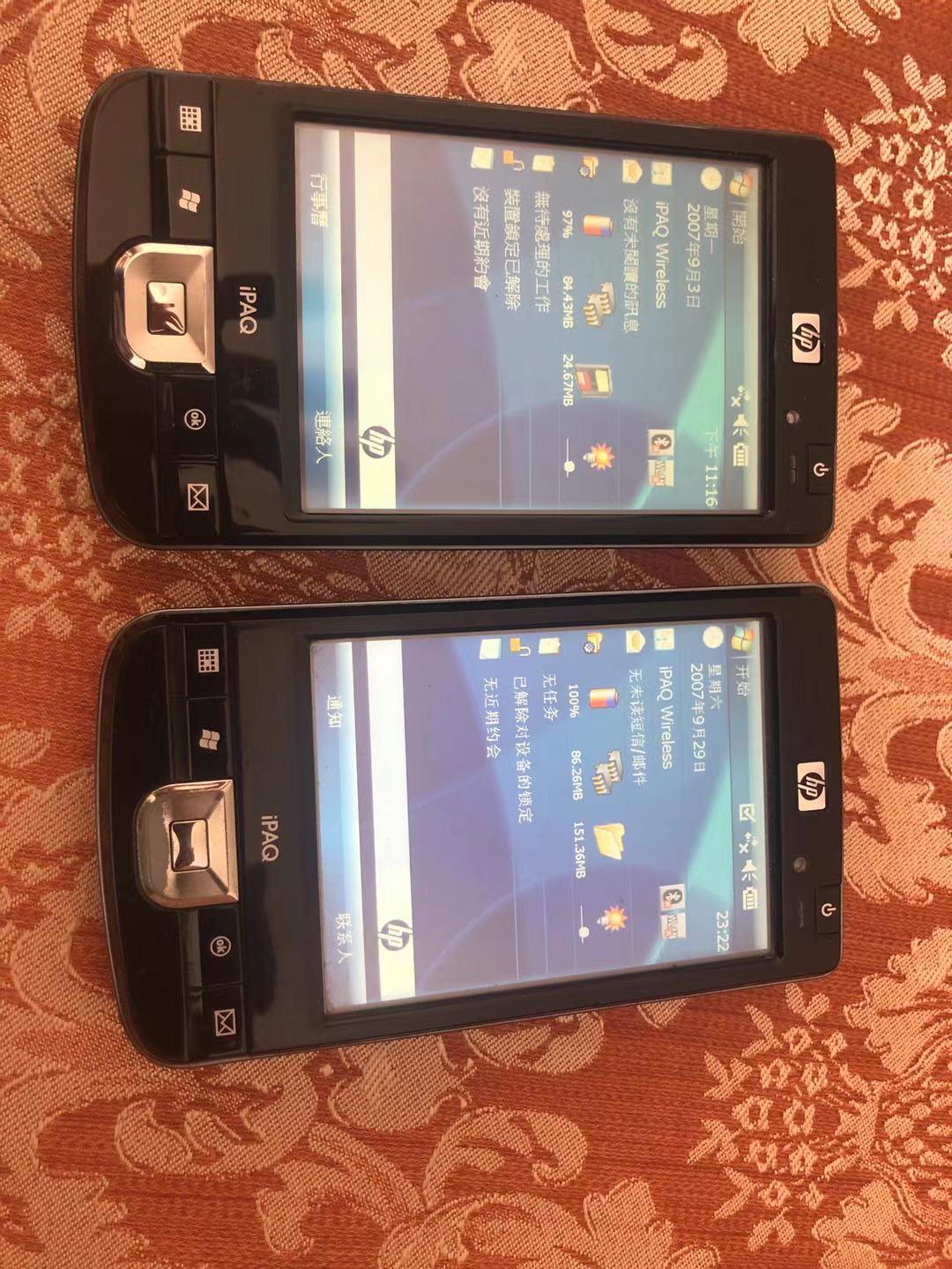 惠普hp ipaq212，210高清大屏幕pda掌上电脑